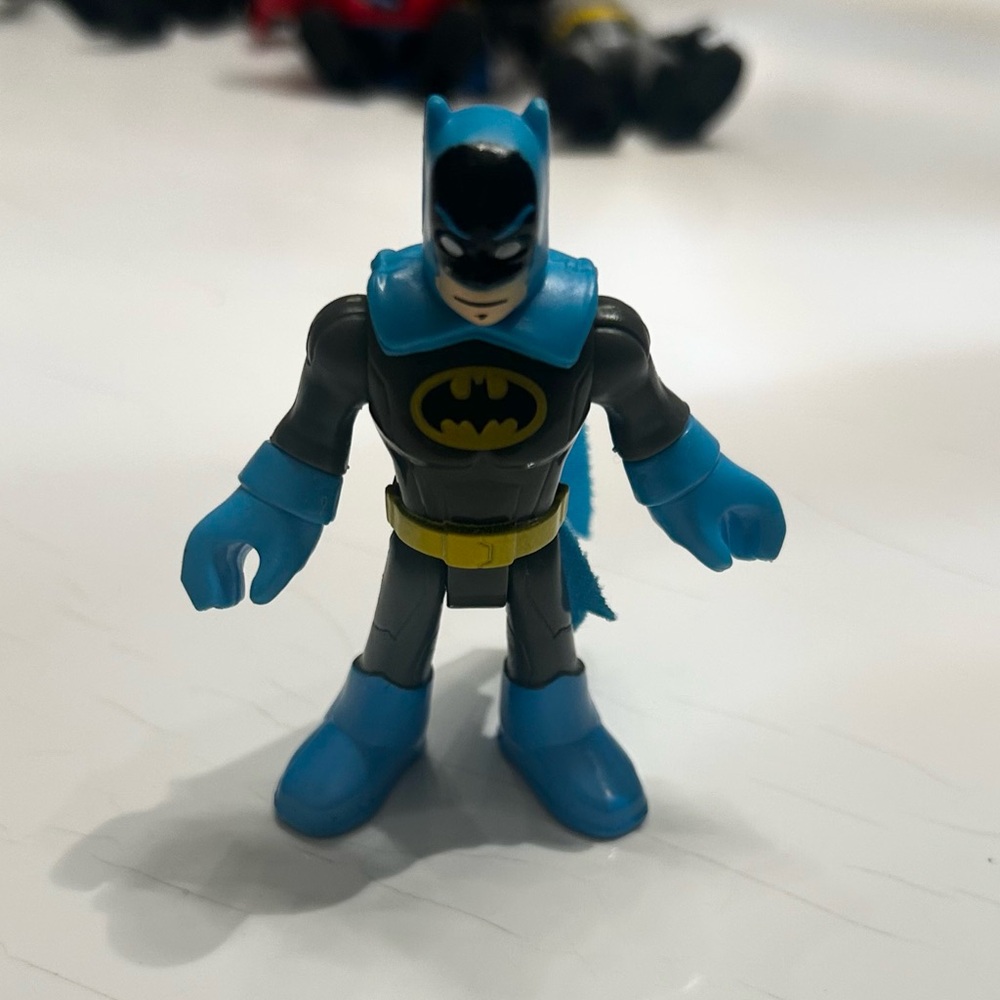Fisher-Price Imaginext DC Super Friends Batman blue action figure toy